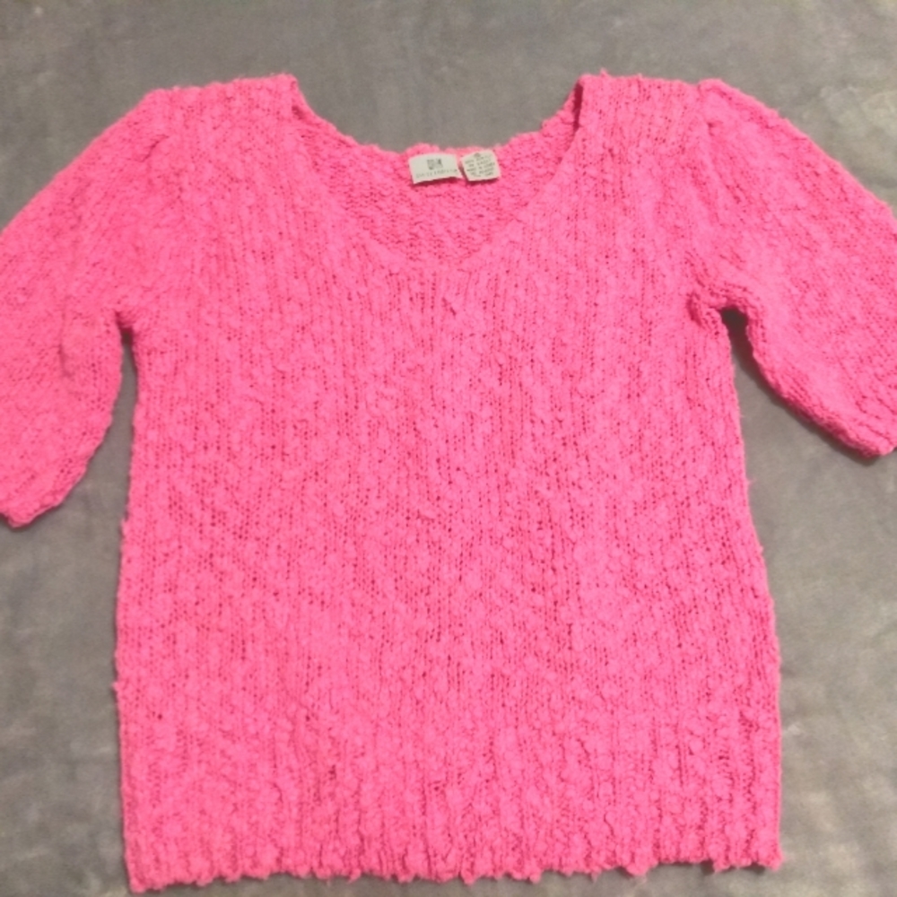 Popcorn Knit Sweater